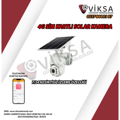 4G SOLAR KAMERA 3MP METAL KASA 