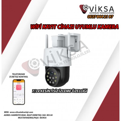 VK23 3MP DIŞ ORTAM WİFİ PTZ KAMERA (P6SLİTE)