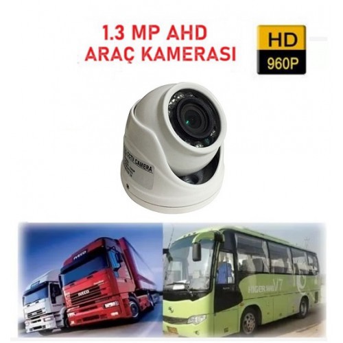 IC-701 1.3MP Metal Kasa Mini AHD Araç Kamerası