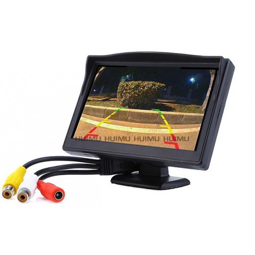 5 inç Lcd Araç Monitör Geri Vites Kamerası Uyumlu